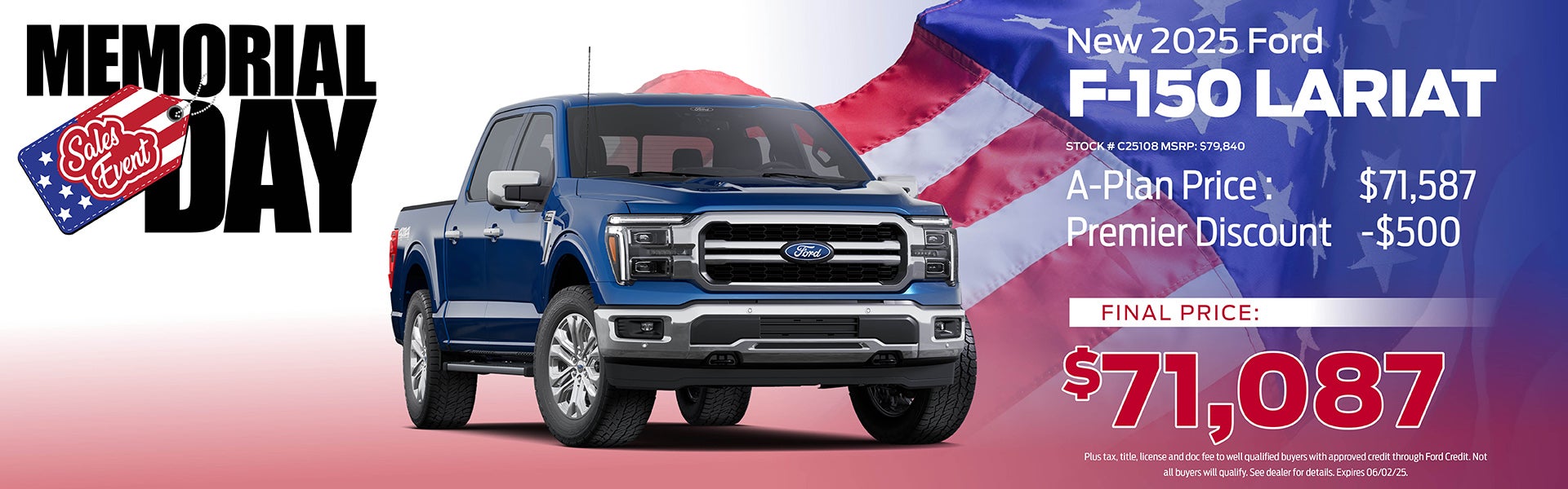 2025 Ford F-150 Lariat Special Offer | Downtown Ford
