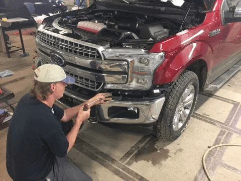 Body shop at Downtown Ford