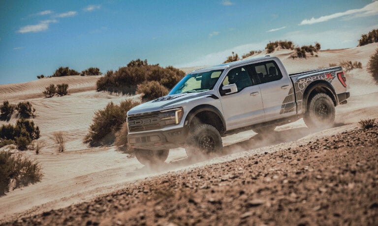 2025 Ford F-150 offroading in desert