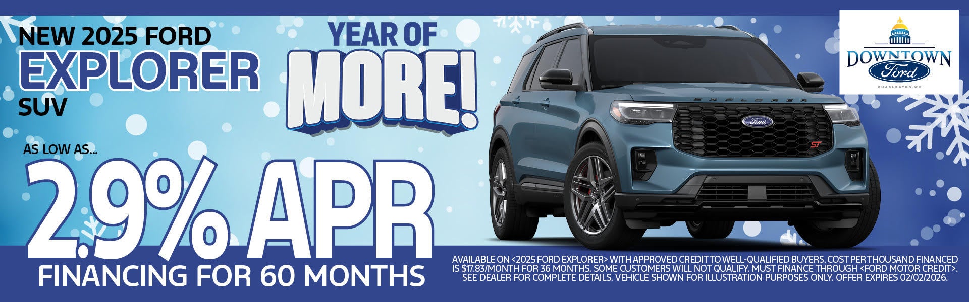 NEW 2025 FORD EXPLORER