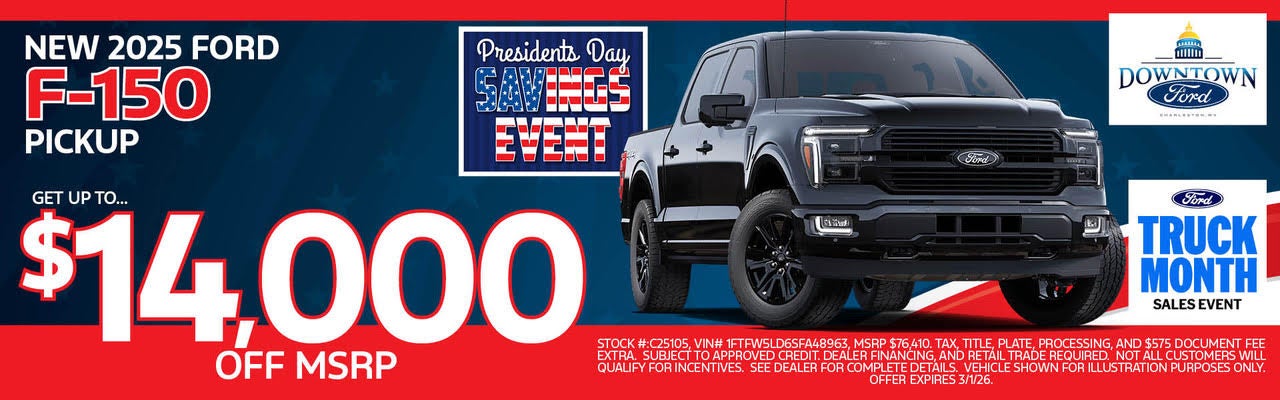 Presidents Day Savings Event